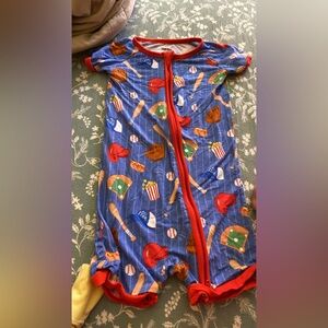 Baseball little sleepie shorties